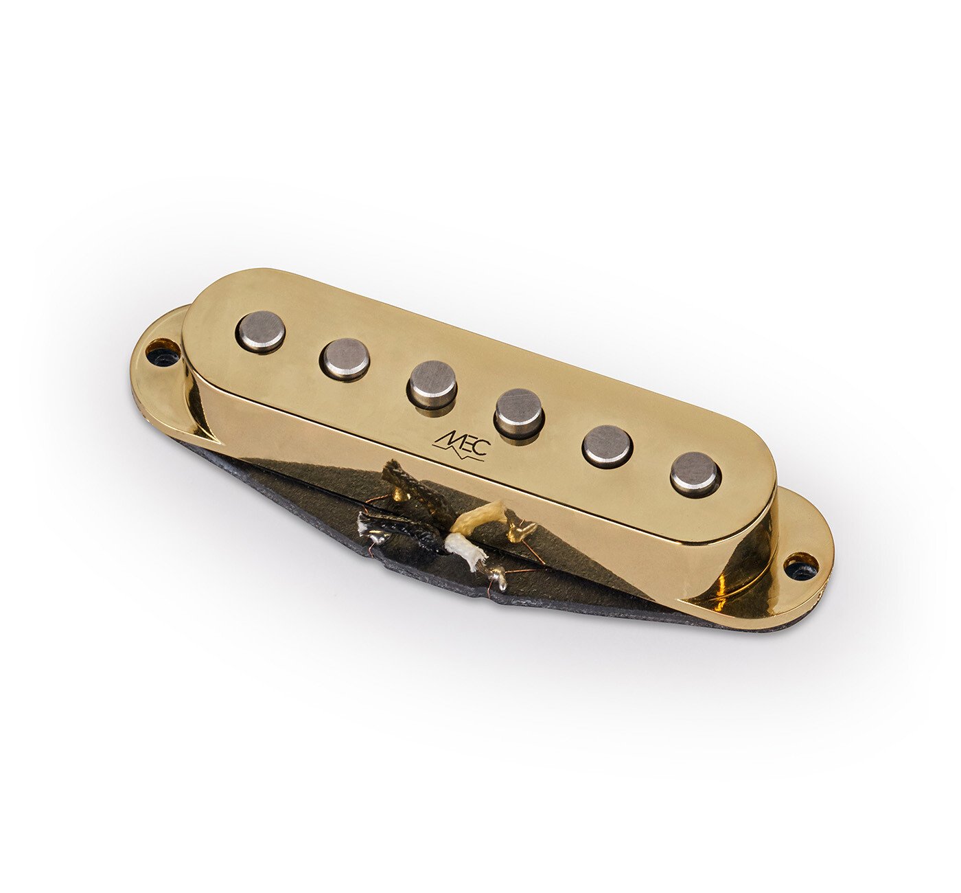 Classic Alnico II Single Coil Guitar Pickup Neck & Bridge - Gold Cover